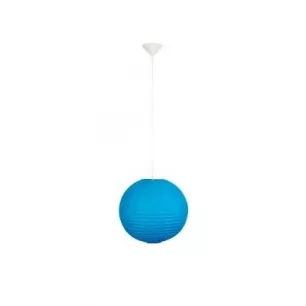 OSAKA - Kék rizspapír függeszték lámpa; 1xE27; átm:40cm -  Brilliant-71170A03