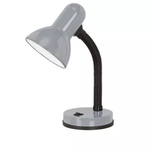 BASIC 1 - íróasztali lámpa - ezüst, 1xE27 - EGLO 90977
