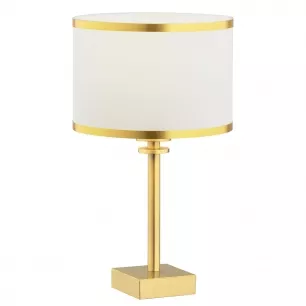 ABBANO asztali lámpa, arany és fehér 1xE27 -  AR-8029