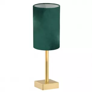 ABRUZZO asztali lámpa, arany és zöld, 1xE14 -  AR-8108