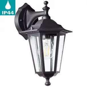 CARLEEN kültéri fali lámpa, E27; IP44-fekete -  Brilliant-90987A06