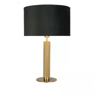 LONDON asztali lámpa, sárgaréz-zöld,1xE27 - Searchlight-EU65721GR