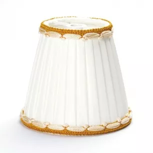 ORGANZA textil lámpaernyő, selyemfehér - ORI-Shade 301 selyemkrém