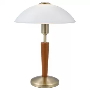 Solo 1 - Érintőkapcsolós asztali lámpa 1xE14 bronz/dió - Eglo-87256