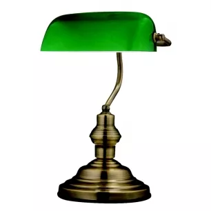 ANTIQUE - Asztali bank lámpa - Globo-24934