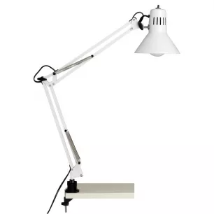 Hobby  íróasztali lámpa, satus, fehér - BRILLIANT-10802/05