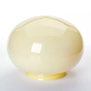 Üveg lámpabúra 328, átm:18 cm, pezsgő fényes - ORI-Üveg 328 pezsgő fényes