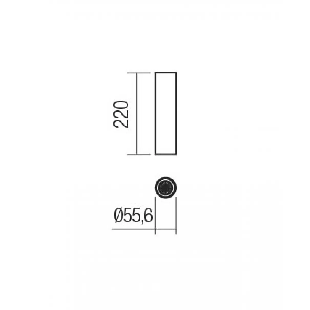 AXIS - Mennyezeti lámpa; 1xGU10; m:22cm - Smarter-01-2158