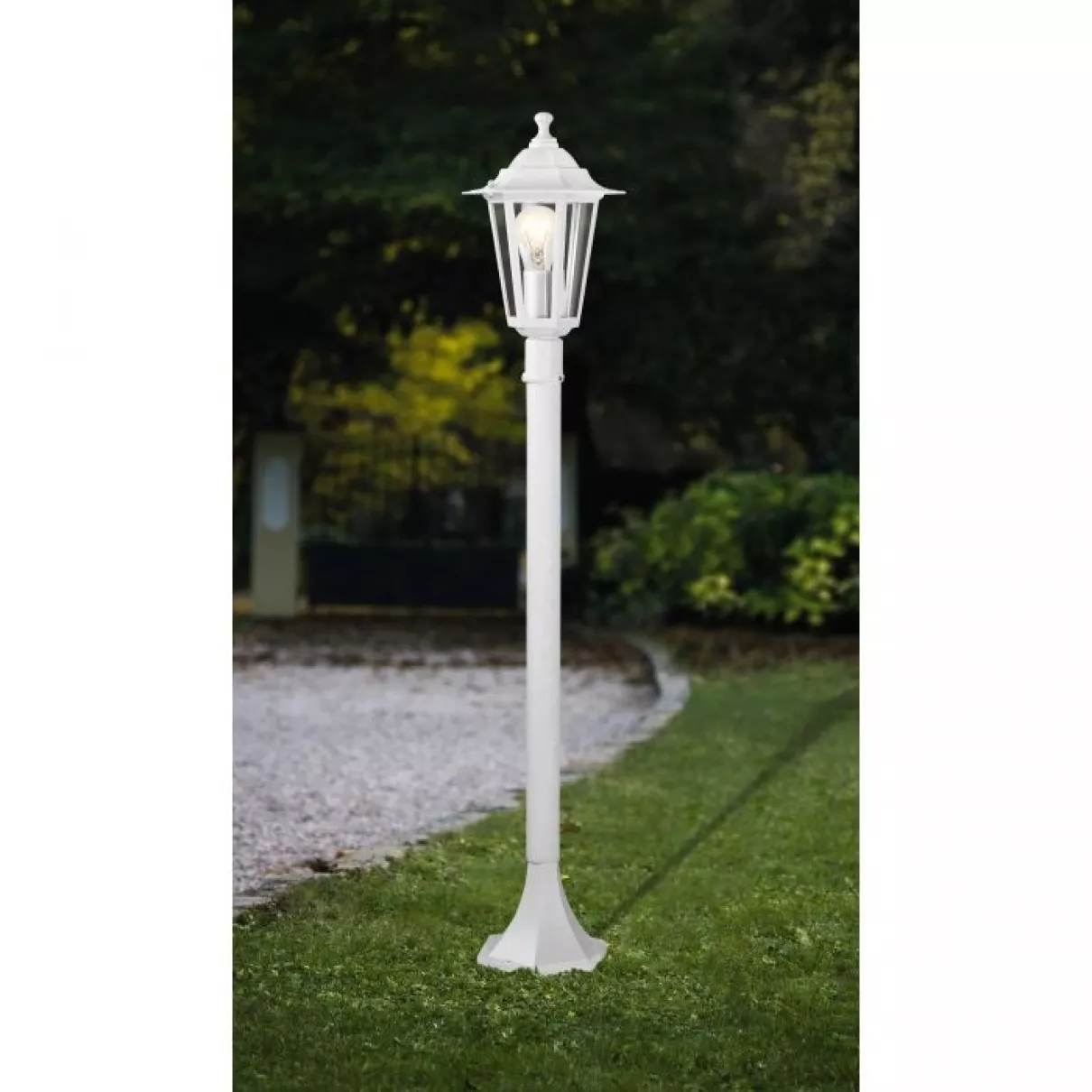 Laterna 5 - Kültéri álló lámpa, fehér 100 cm - EGLO-22995