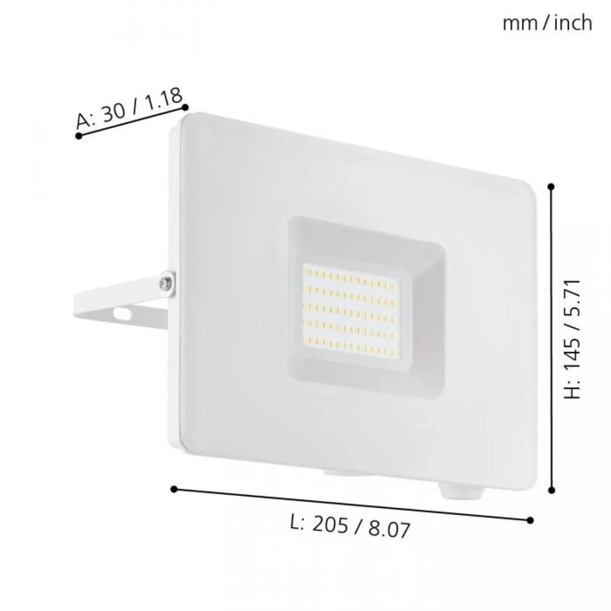 Faedo 3 - LED reflektor, fényszóró IP65 - Eglo-33155