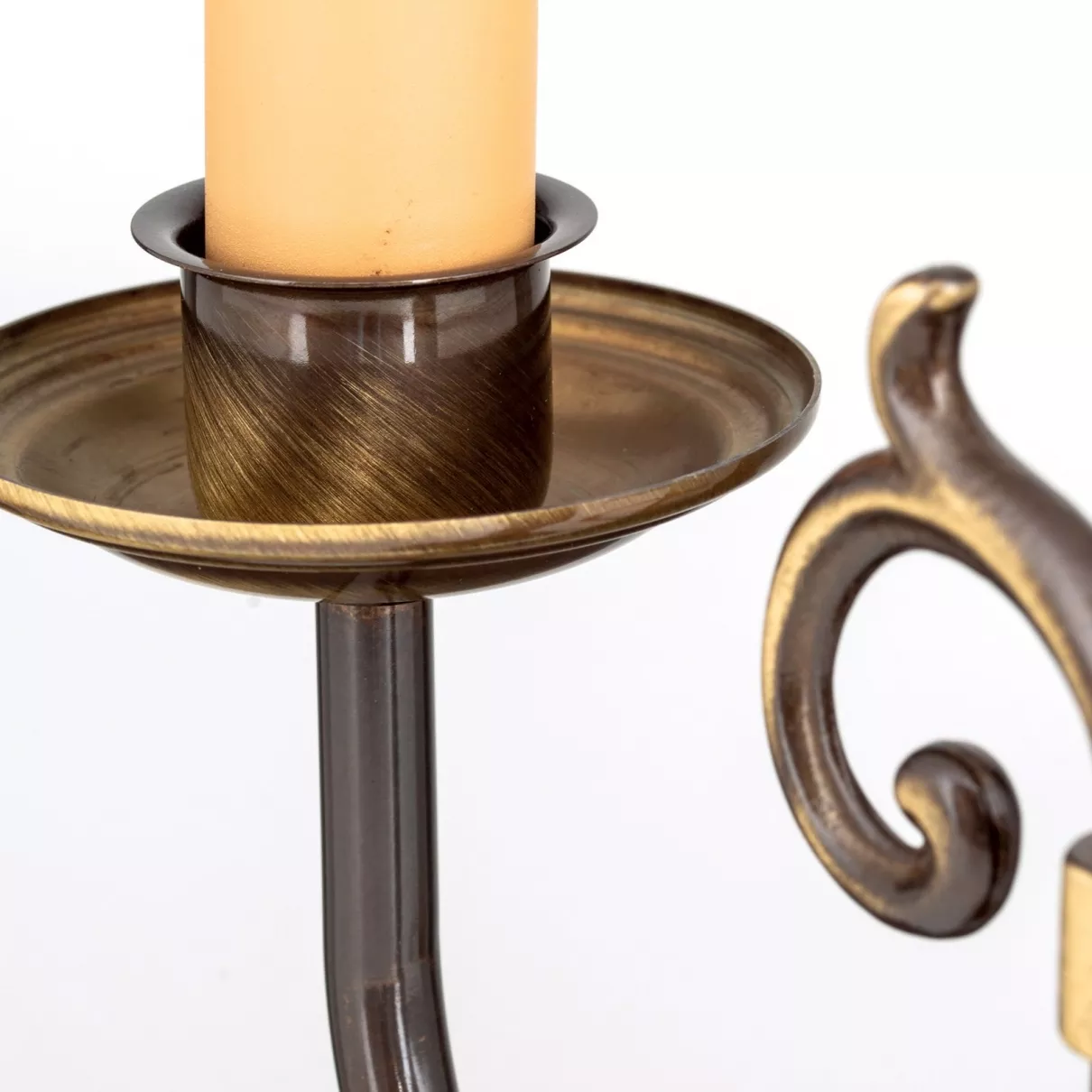 Flamand asztali lámpa, 2xE14 - ORI-LA 4-446/2 Patina
