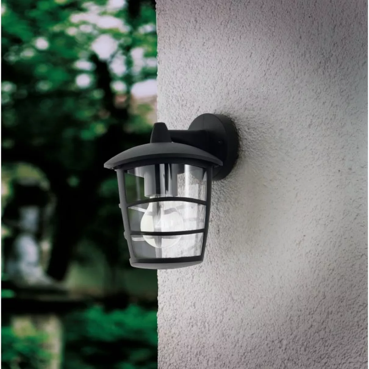 Aloria - Kültéri fali lámpa, fekete - EGLO-93098