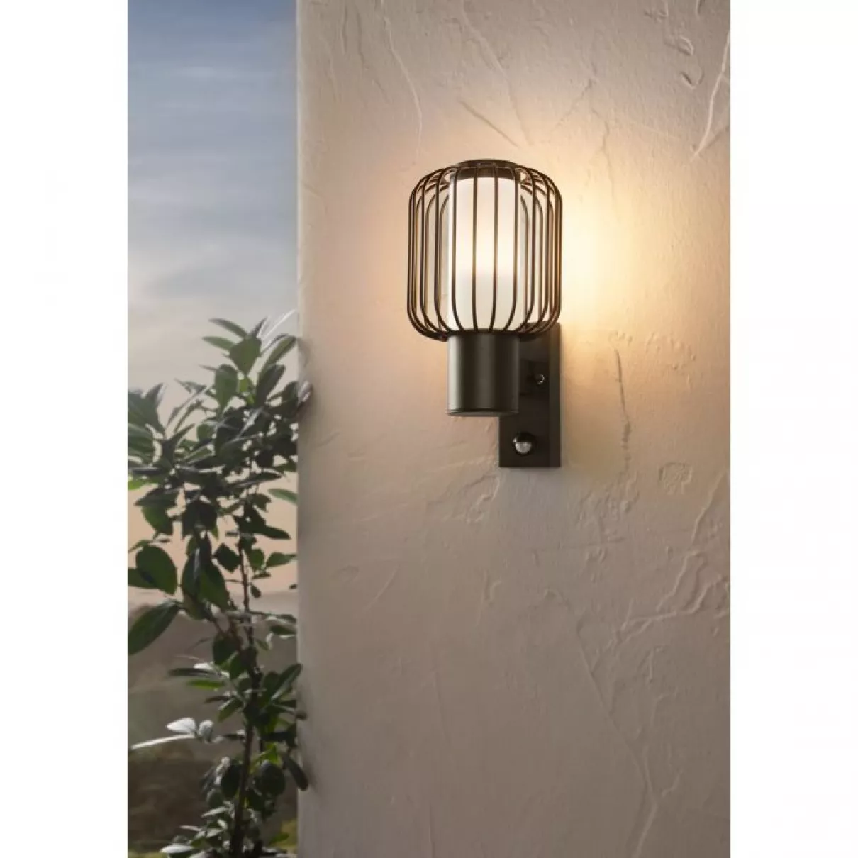 RAVELLO Mozgásérzékelős kültéri fali lámpa; E27 - Eglo-98722