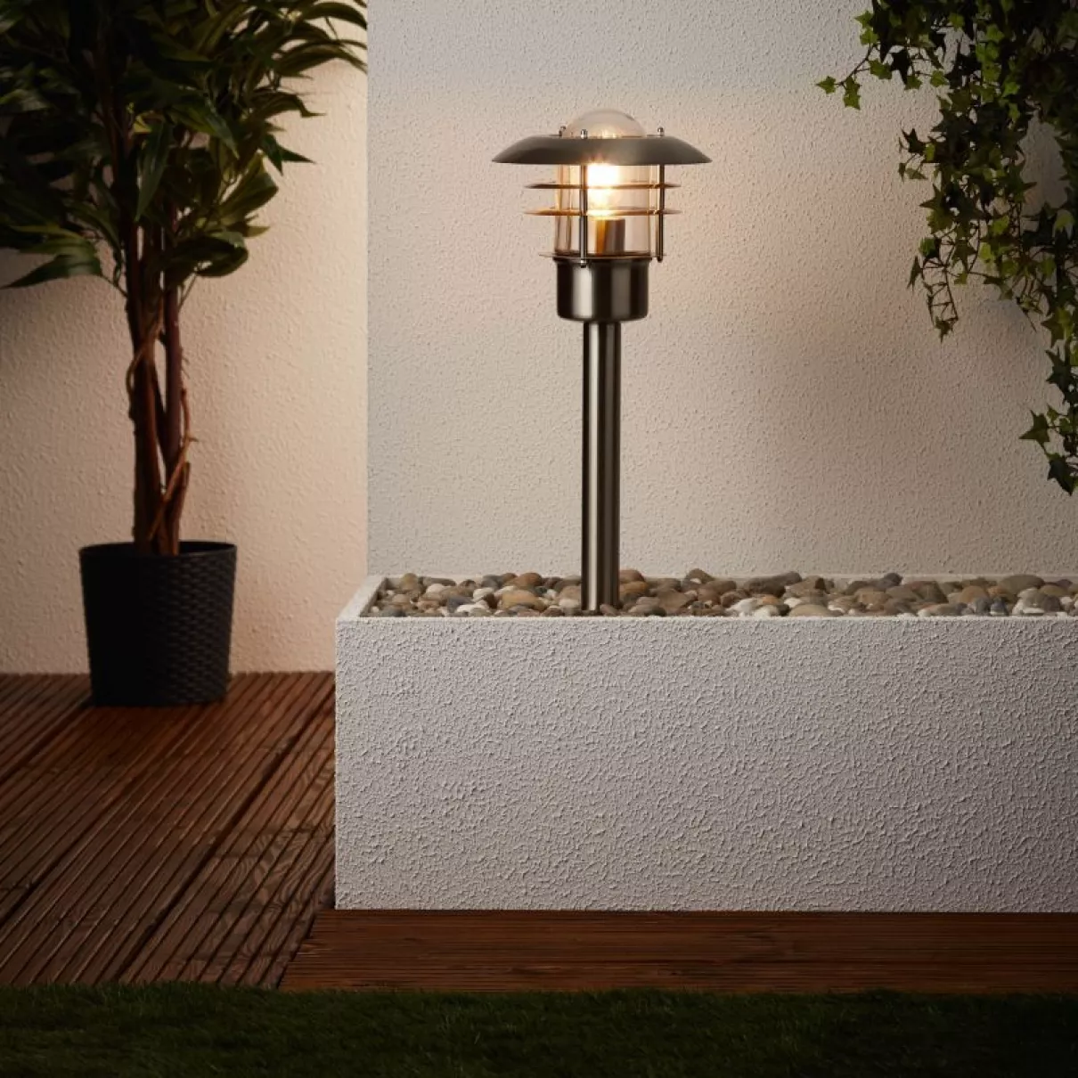 Terrence - kültéri álló lámpa, E27; 50 cm - BRILLIANT-45784/82