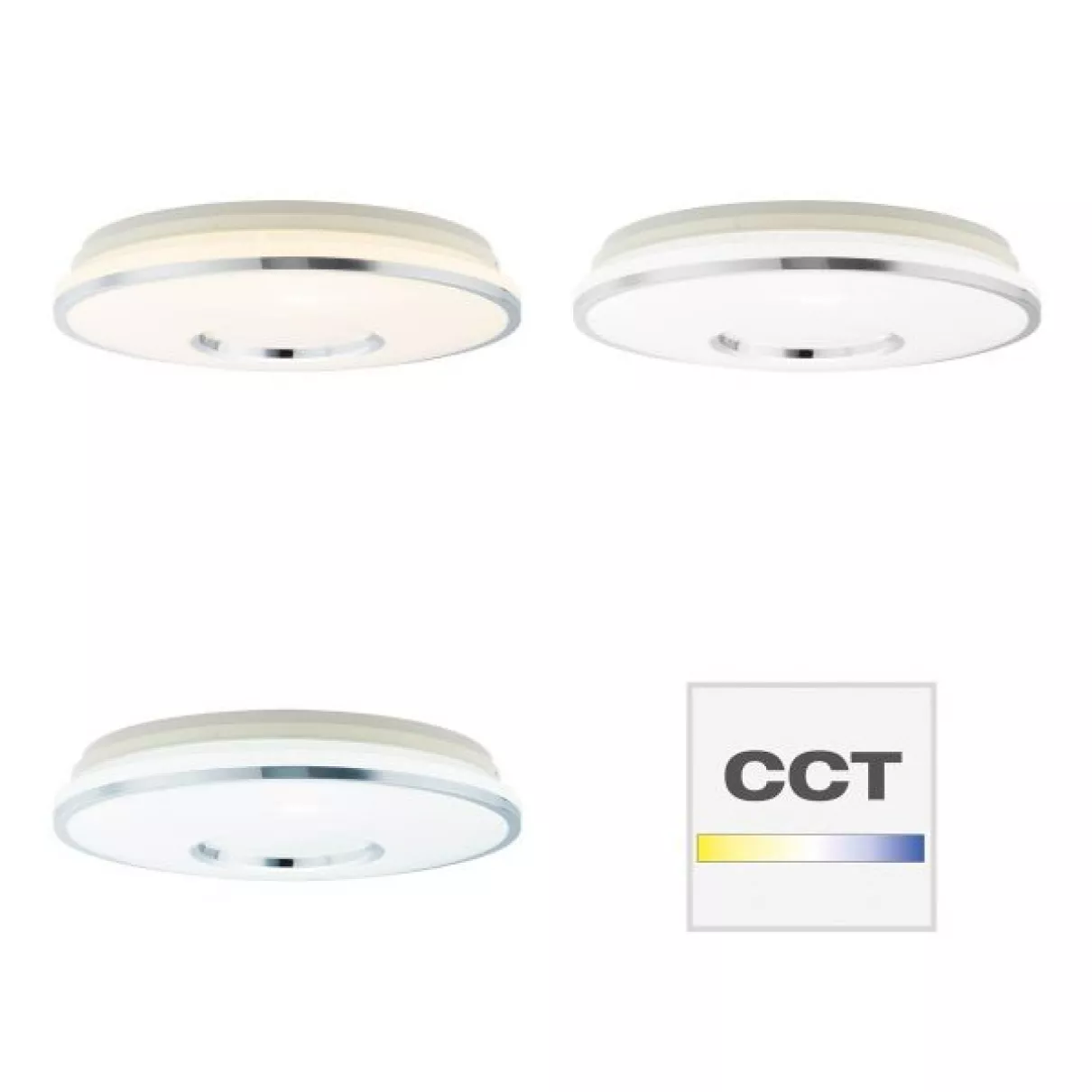 Visitation - Szabályozható LED mennyezeti lámpa; 3125lm; átm:49cm -  Brilliant-G97044/58