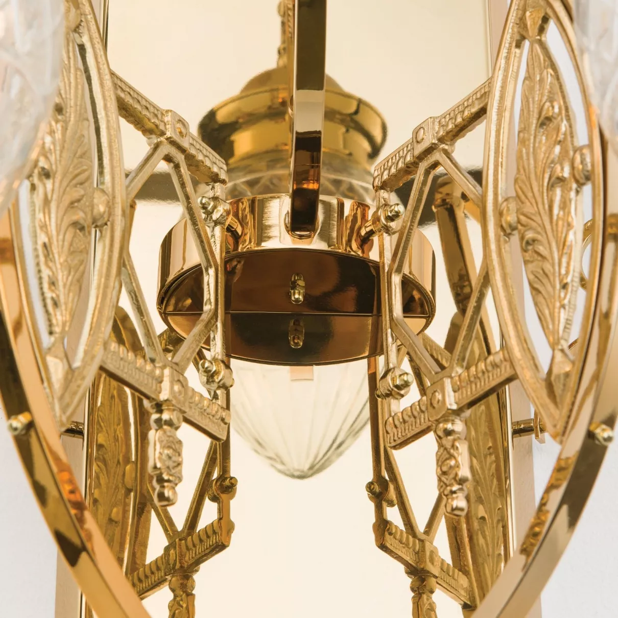 Budapest - 3 izzós arany fali lámpa - ORI-WA 2-689/3 gold/411 klar-Schliff