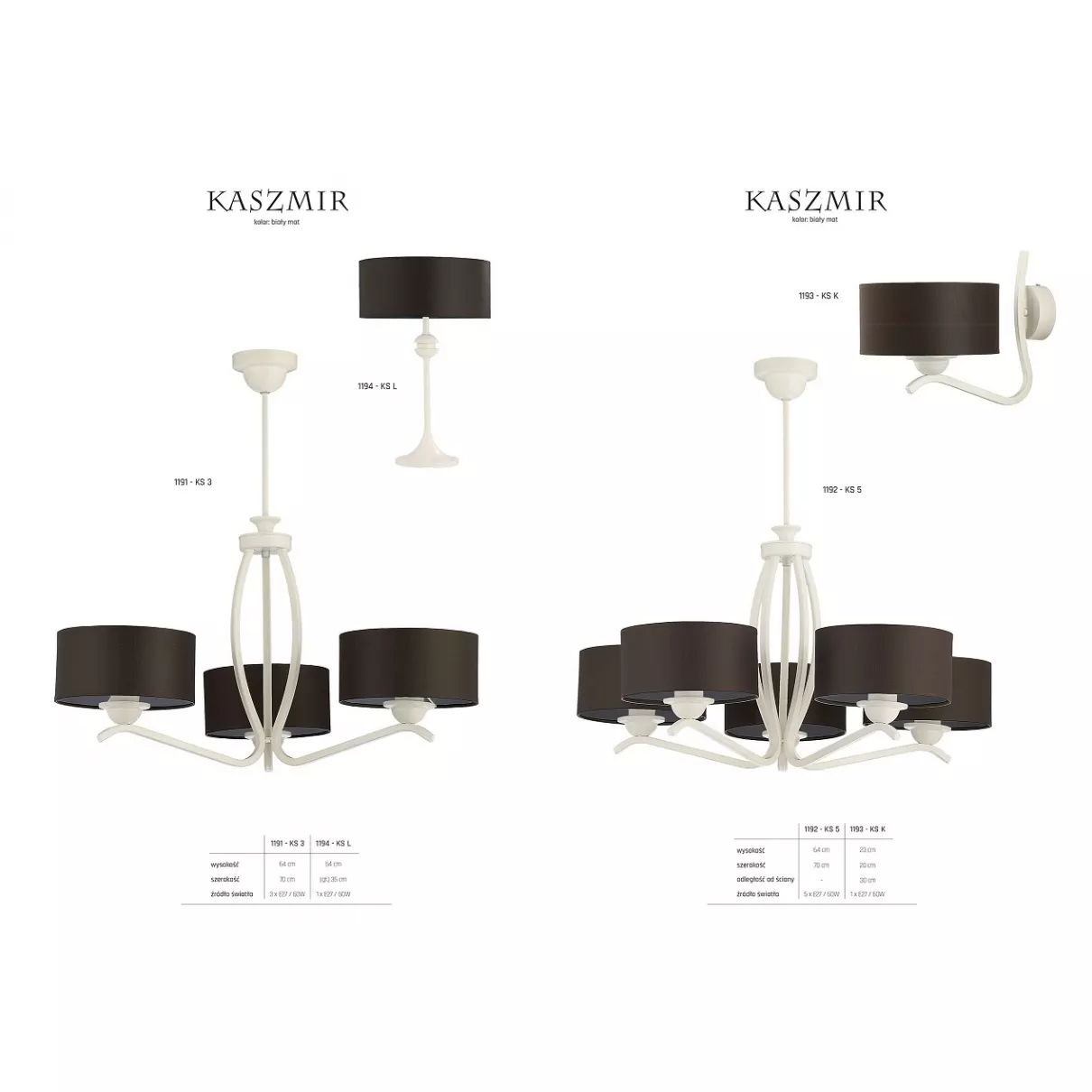 Kaszmir - Asztali lámpa - Jupiter-1194-KSL B