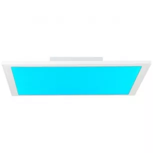 Abie - Távirányítóval szabályozható LED mennyezeti panel 40x40cm RGB színváltós -  Brilliant-G90318/05