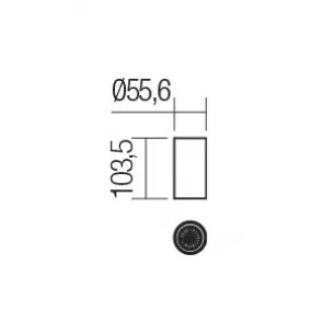 AXIS - Mennyezeti lámpa; 1xGU10; m:10,35cm - Smarter-01-2146