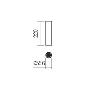 AXIS - Mennyezeti lámpa; 1xGU10; m:22cm - Smarter-01-2156
