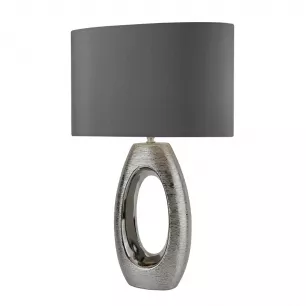 ARTISAN - Textilernyős asztali lámpa - Searchlight-EU1213CC