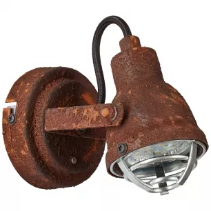 Bente - Vintage fali lámpa, rozsda szín; GU10 - Brilliant-26310/60