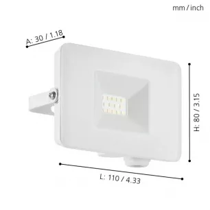 Faedo 3 - LED reflektor, fényszóró IP65 - Eglo-33152