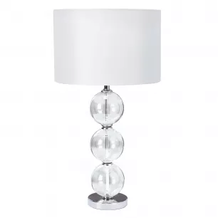 Table & Floor - Textil ernyős asztali lámpa - Searchlight-EU6194CC-1
