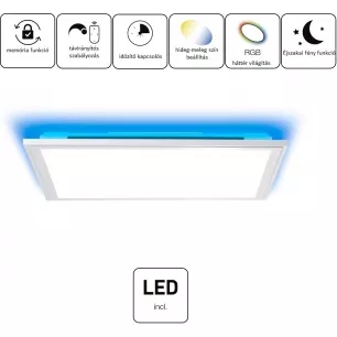 Alissa - Szabályozható LED mennyezeti lámpa; 2500lm; m:40x40cm -  Brilliant-G97021/58