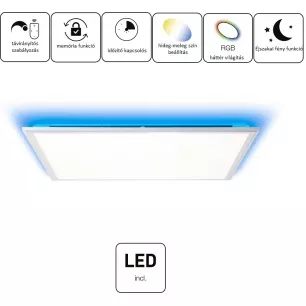 Alissa - Szabályozható LED mennyezeti lámpa; 3300lm; m:60x60cm -  Brilliant-G97022/58