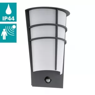 Breganzo 1 - Kültéri Led fali lámpa. mozgásérzékelővel IP44 - Eglo-96018