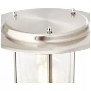 York  - kültéri világítás, álló lámpa, nemesacél, E27; 47 cm - BRILLIANT-44784/82