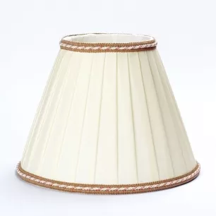 Textil lámpaernyő lámpabúra TONIA 4-1084, átm: 250 mm, krém-fehér - ORI-Schirm 4-1084