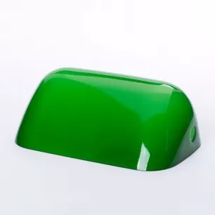 Kis méretű zöld banklámpa búra - ORI-Glas 4-1165