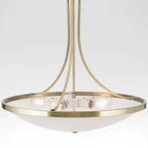 AIDA függeszték lámpa, patina, opál üveg, átm:57cm, 5xE27 - ORI-HL 6-1522/5 Patina (5xE27)