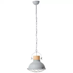 EMMA - Industrial stílusú függeszték lámpa; 1xE27; átm.33cm; beton színű - Brilliant-93571/70