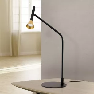 ODEON skandináv minimál stílusú led asztali lámpa, érintőkapcsolós - ORI-LA 4-1313 fekete-MS