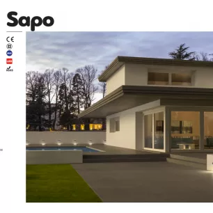 SAPO - Kültéri LED fali és lépcső világító, 450lm - Redo-90072