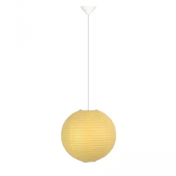 OSAKA - Sárga rizspapír függeszték lámpa; 1xE27; átm:40cm -  Brilliant-71170A02