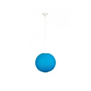 OSAKA - Kék rizspapír függeszték lámpa; 1xE27; átm:40cm -  Brilliant-71170A03