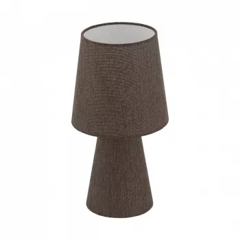 CARPARA - barna textil asztali lámpa - Eglo-97123