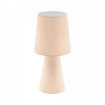 CARPARA barack színű textil asztali lámpa - Eglo-97567