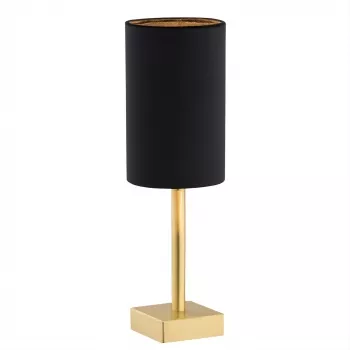ABRUZZO asztali lámpa, arany és fekete, 1xE14 -  AR-8031