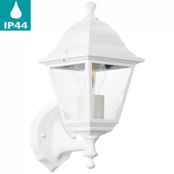 NISSIE kültéri fali lámpa, E27; IP44-fehér -  Brilliant-90991A05
