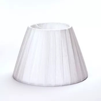 Textil lámpaernyő csipeszes KRISTALLDESIGN 4469, átm: 150 mm, fehér - ORI-Schirm 4469 fehér