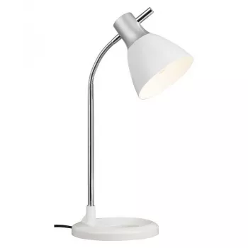 Jan - asztali lámpa, ezüst/fehér, 1xE14 - BRILLIANT-92762/05