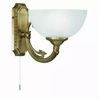 Savoy - Fali lámpa, húzókapcsolós bronz, 1xE14 - EGLO-82751